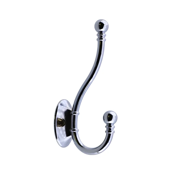 Metal Askı Gümüş Vestiyer Portmanto Dolap Askılık Askılığı Duvar Banyo Mutfak Elbise Kıyafet Askısı - Resim 4