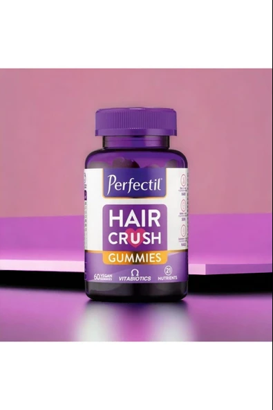 Perfectil Hair Crush 60 Gummies - Resim 2
