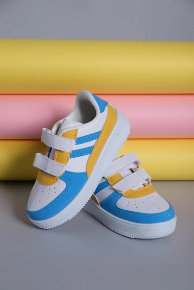 Oksit Ezra Air Kalın Taban Bantlı Unisex Bebek Çocuk Sneaker - Resim 3