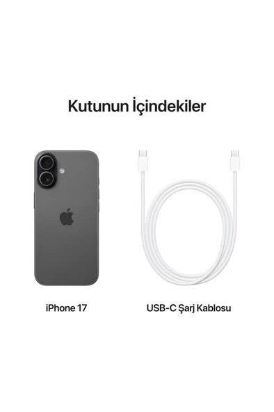 Apple iPhone 17 256GB Siyah - Resim 5
