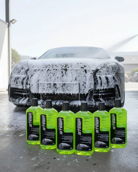 STEEP Ultimate Cilalı Oto Şampuan Ph Nötr 1 Lt 6 Adet - Resim 2