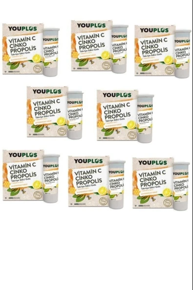 Youplus 20 Efervesan Tablet 8 Adet ürün görseli