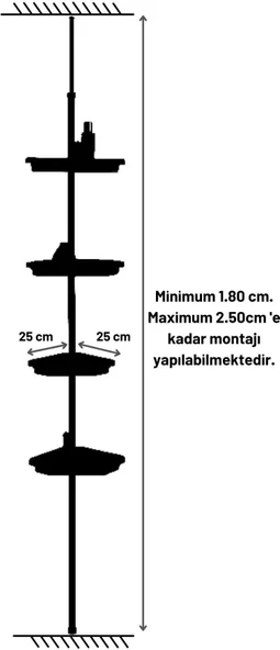 Primanova Yaylı Köşe Seti Alüminyum Beyaz - Resim 7