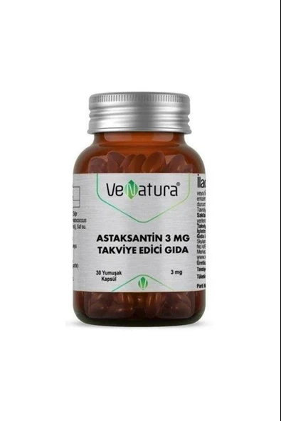 VeNatura Astaksantin 3 mg 30 Kapsül ürün görseli