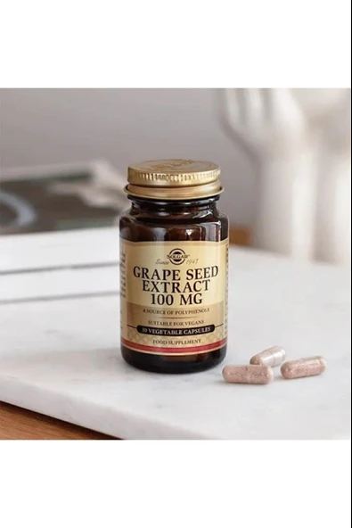 Solgar Grape Seed Extract 100 mg 30 Kapsül 2 Adet - Resim 2