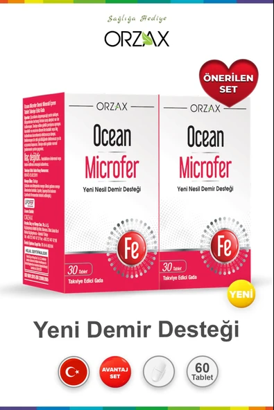 Ocean Microfer 30 Tablet 2 Adet ürün görseli