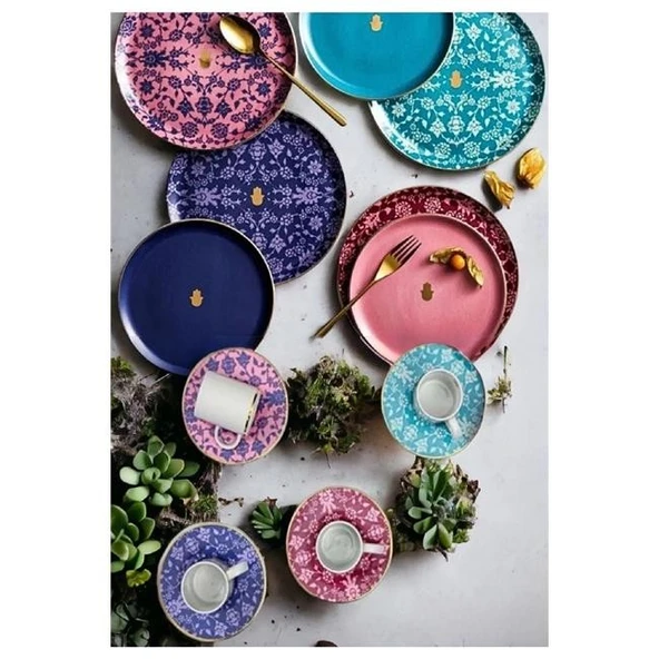 Porland 16 Parça Glamorous Pasta Ve Kahve Seti ürün görseli