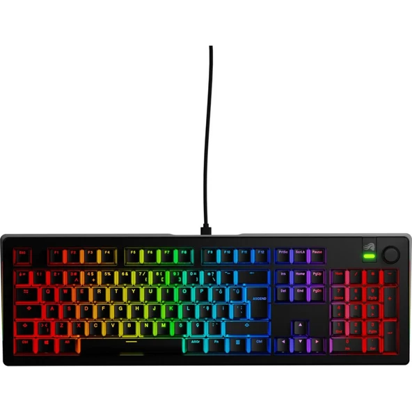 Glorious Gmmk3 %100 Mekanik Modüler Türkçe Siyah Oyuncu Klavyesi ürün görseli 1