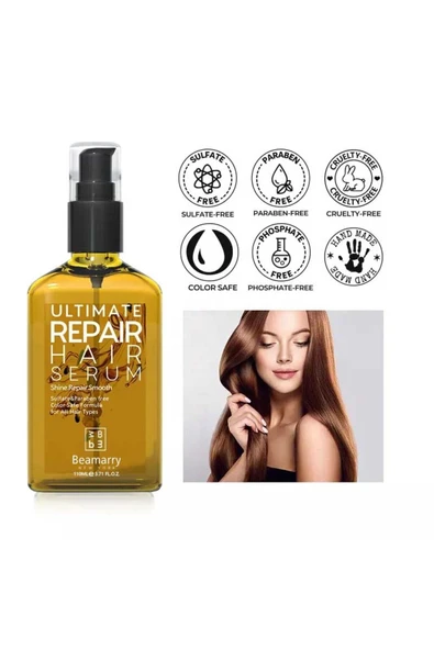 Beamarry Ultimate Repair Hair Serum 110 ml - Resim 3