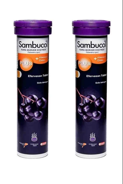 Sambucol Plus 15 Efervesan Tablet 2 Adet ürün görseli