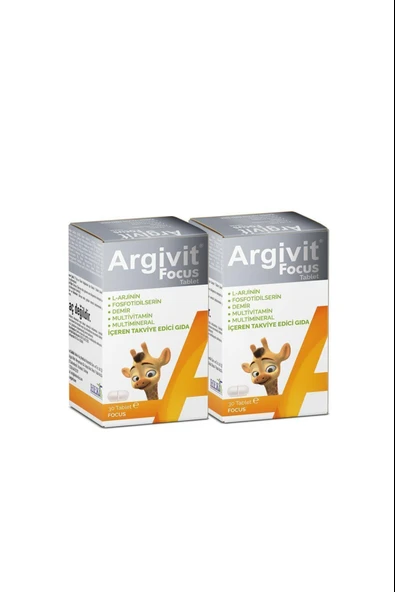 Argivit Focus 30 Tablet 2 Adet ürün görseli
