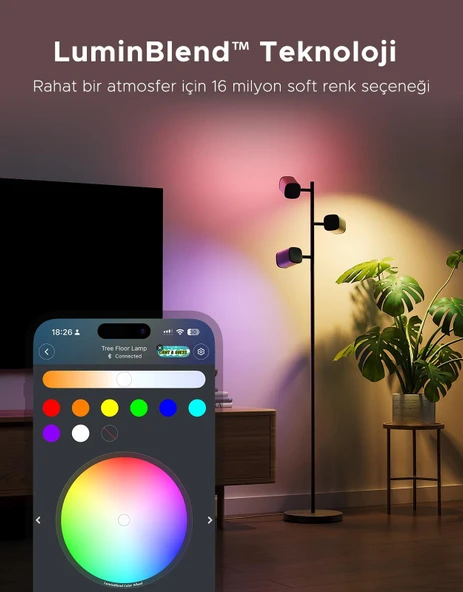 Govee 3'lü Spot Aydınlatma Köşe Lambası - Resim 7