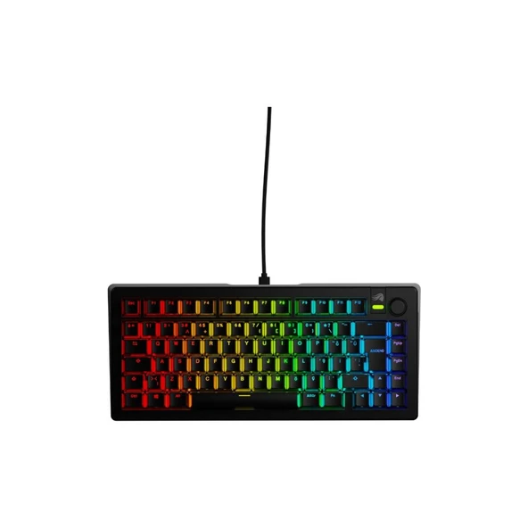Glorious GMMK3 75% Fox Linear RGB Kablolu Mekanik Modüler TR Gaming Klavye – Siyah (GLO-KB-GMMK3-75-PB-FOX-W-BLK-TR) ürün görseli 1