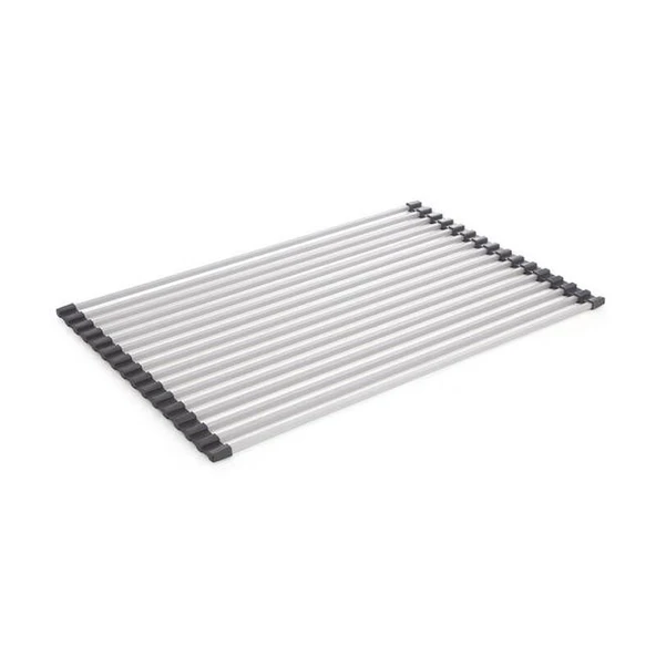 Primanova Lavabo Üstü Katlanabilen Mutfak Rafı Gri - Resim 2