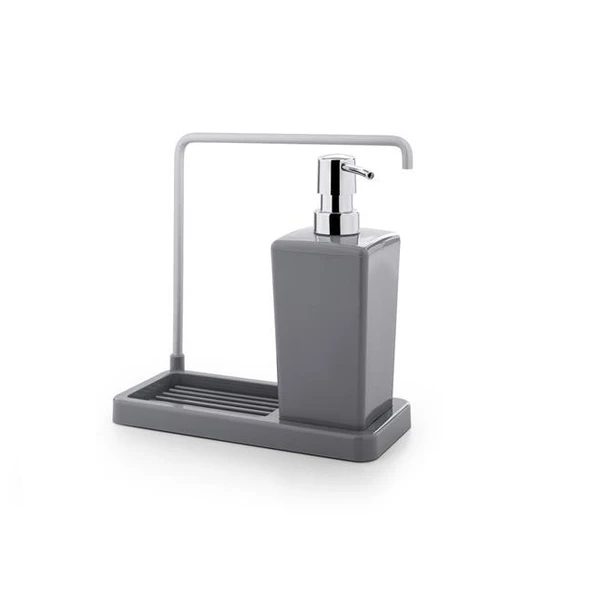 Primanova Luna Mutfak Sıvı Sabunluk Gri - Resim 2