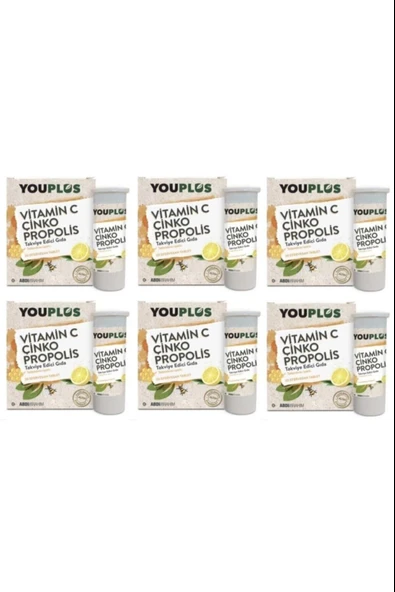 Youplus 20 Efervesan Tablet 6 Adet ürün görseli