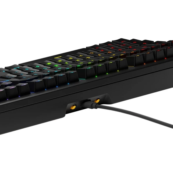 Glorious Gmmk3 %100 Mekanik Modüler Türkçe Siyah Oyuncu Klavyesi - Resim 3