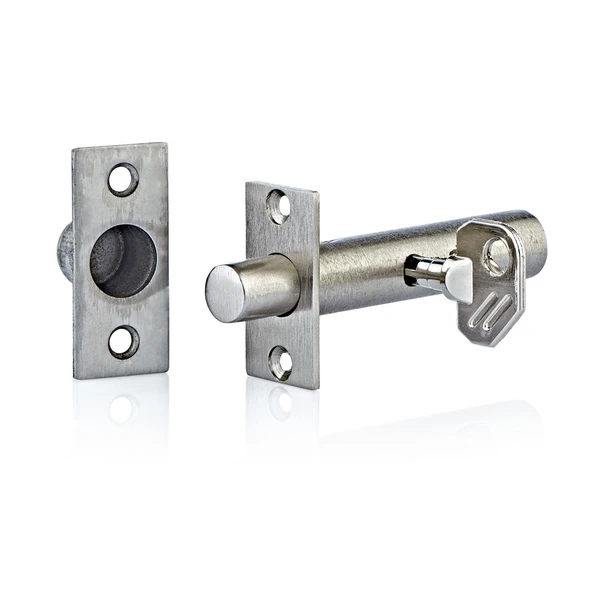 Gizli Kapak Kilidi Anahtarlı Güvenlik Mandalı Zamak Dolap Çekmece Kapak Sabitleme Kilit Mekanizması ürün görseli 1