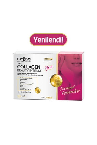 Day2Day The Collagen Beauty Intense Çilek Aromalı 30 Saşe ürün görseli