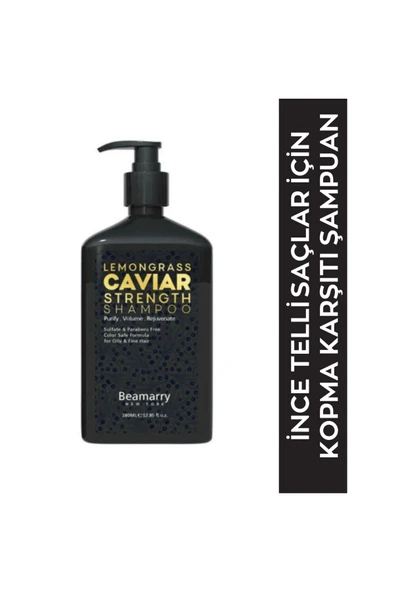 Beamarry Lemongrass Caviar Strength Shampoo 380 ml - Resim 2