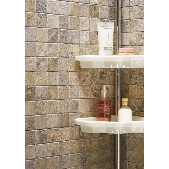 Primanova Yaylı Köşe Seti Alüminyum Beyaz - Resim 8