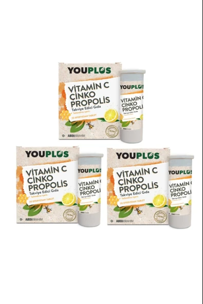 Youplus 20 Efervesan Tablet 3 Adet ürün görseli