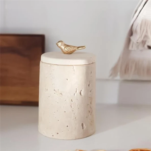 Akayev Mermer Traverten Kuş Baharatlık ürün görseli