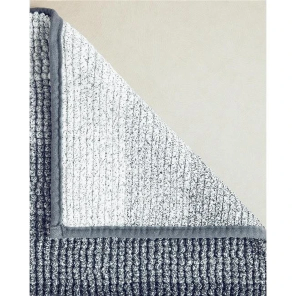 English Home Paige Makarna Banyo Paspası 50x80 Cm Gri - Resim 2