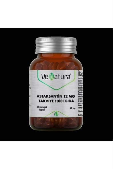 Venatura Astaksantin 12 mg 30 Kapsül ürün görseli