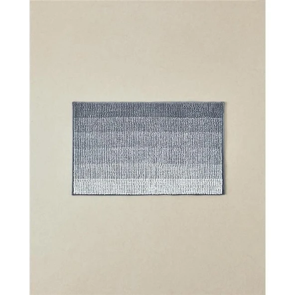 English Home Paige Makarna Banyo Paspası 50x80 Cm Gri ürün görseli