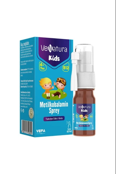 Venatura Kids B12 Metilkobalamin 5 ml ürün görseli