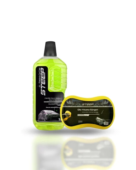 STEEP Ultimate Cilalı Oto Şampuan Ph Nötr 1 Lt Oto Yıkama Süngeri ürün görseli 1