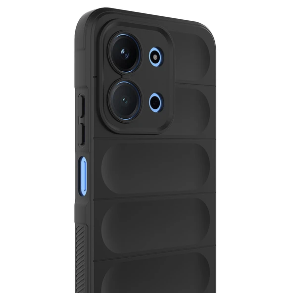 Xiaomi Redmi 15C 4G Kılıf Esnek TPU Oyuklu Arka Yüzey Tasarımlı Etnik Silikon Kapak - Resim 4