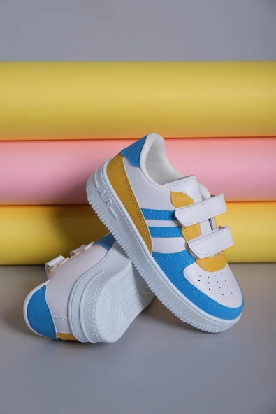 Oksit Ezra Air Kalın Taban Bantlı Unisex Bebek Çocuk Sneaker - Resim 2