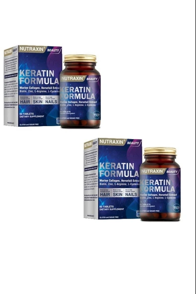Nutraxin Keratin Formula 60 Tablet 2 Adet ürün görseli