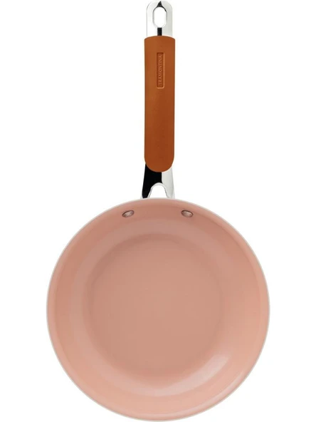 TRAMONTINA ROMAGNA DESERT CLAY 30 CM SERAMİK YÜZEYLİ KIZARTMA TAVASI - Resim 3