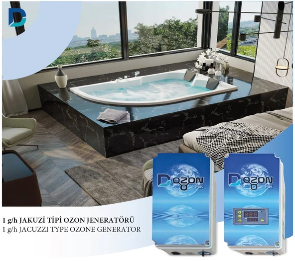 Dozon Jakuzi Tipi Ozon Jenetarörü JKZT (1g/h) Digital Timer-ToptancıyızBiz - Resim 2