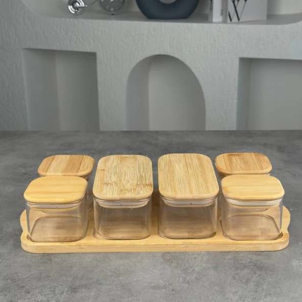 Mien 6Lı Cam Kahvaltılık Seti Bor047 ürün görseli 1