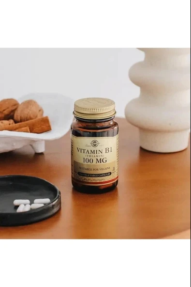 Solgar Vitamin B1 Thiamin 100 mg 100 Vegetable Kapsül ürün görseli