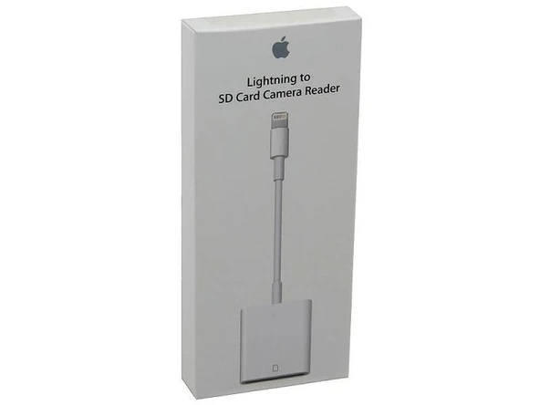 OUTLET Apple Lightning to SD Kart Kamera Okuyucusu Orjinal MD822ZM/A OUTLET - Resim 5