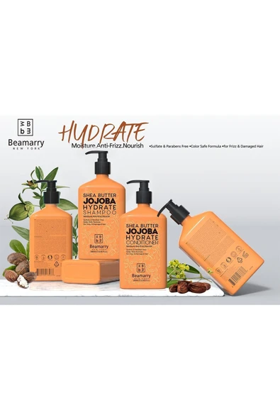 Beamarry Shea Butter Hydrate Shampoo 380 ml - Resim 5