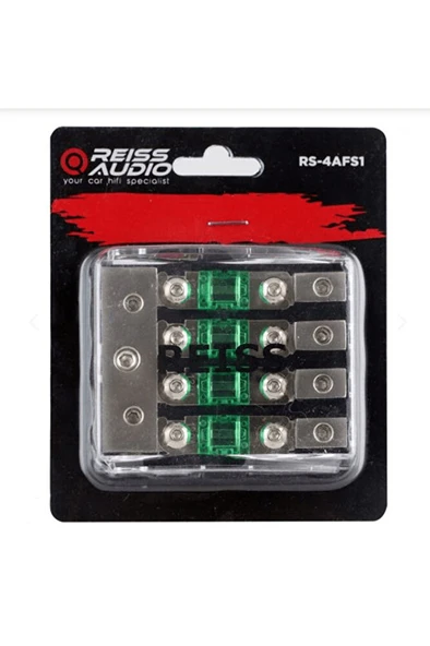 REİSS AUDİO RS-4AFS1 4LÜ SİGORTA DAĞITICI - Resim 2