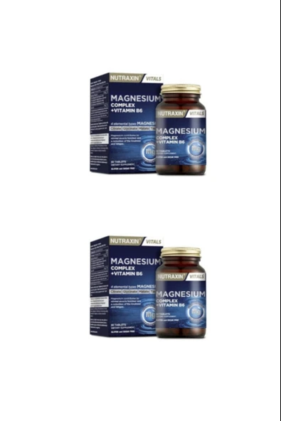 Nutraxin Magnezyum Complex 60 Tablet 2 Adet ürün görseli