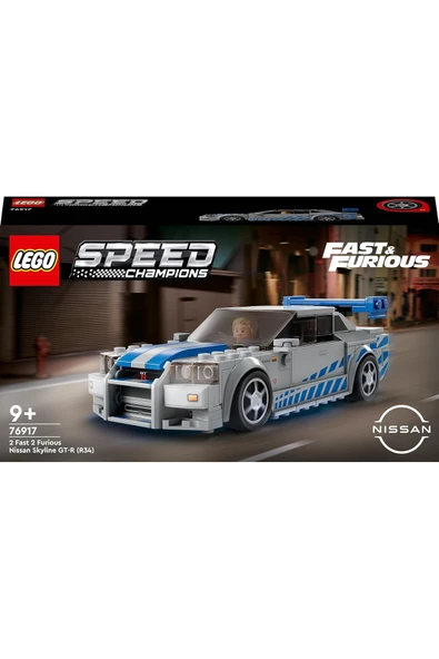 LEGO Speed Champions Daha Hızlı Daha Öfkeli Nissan Skyline Gt-r (R34) 76917 (319 PARÇA) - Resim 5