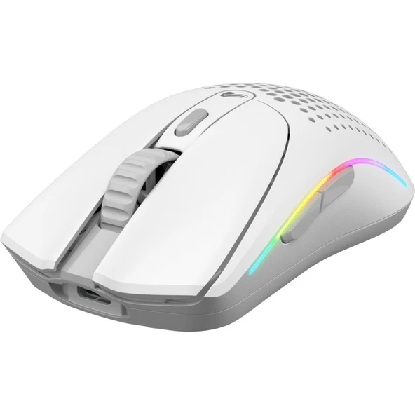 Glorious Model O 2 Mini 57 Gram 6 Düğmeli Kablosuz Oyuncu Mouse Beyaz - Resim 4
