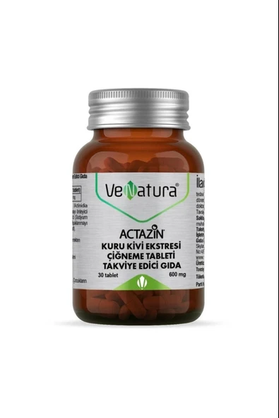 Venatura Actazin Kuru Kivi Ektresi 30 Çiğneme Tablet ürün görseli