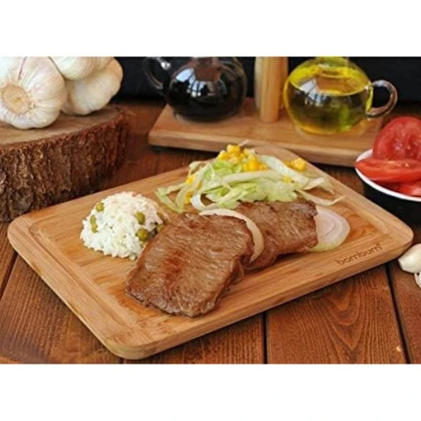 Bambum Toscana Kesme & Steak Tahtası Büyük - Resim 4