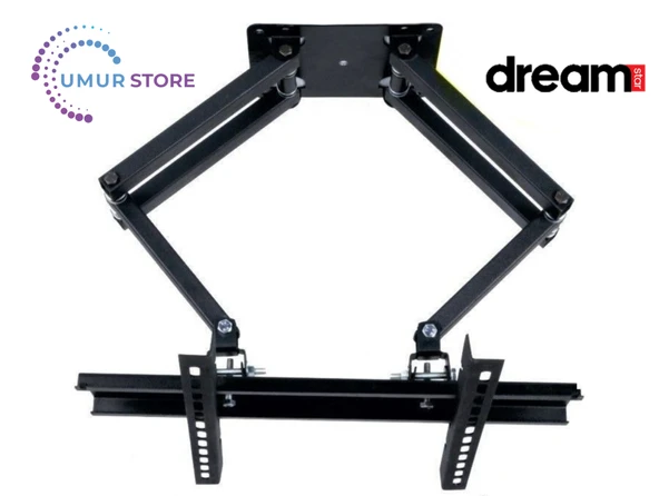 Dreamstar 32DSE100 32" Uydu Alıcılı Smart Wifi HD 32”- 55” inç / 82-140 Ekran Lcd Led Tv Çift Kollu Hareketli Duvar Askı Aparatı ürün görseli 1