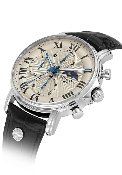 HISLON TM112S-07BS ERKEK DERİ KAYIŞLI KOL SAATİ - Resim 4