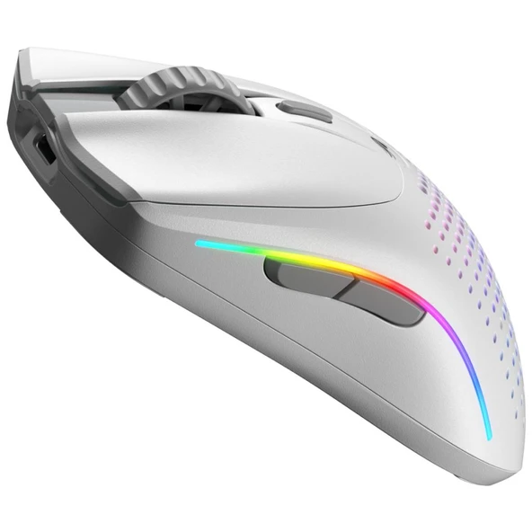 Glorious Model O 2 Mini 57 Gram 6 Düğmeli Kablosuz Oyuncu Mouse Beyaz - Resim 3